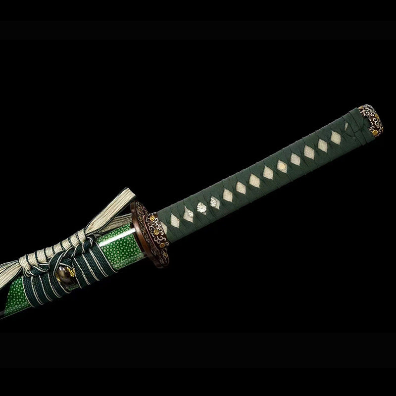 Longquan City Sword T10 Steel One-Piece Hand-Forged Ancient Art Japanese Command Knife - Image 4