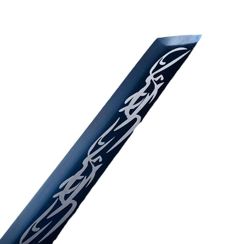 Kangxi War Sword High Manganese Steel One-Piece Sword - Image 5