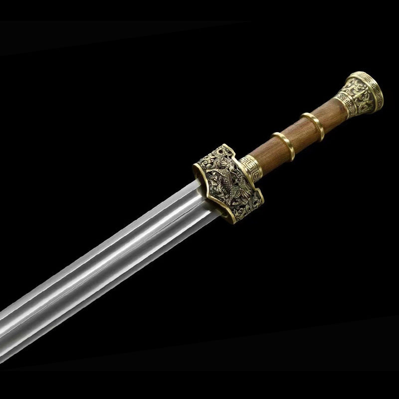 Longquan City Sword Kirin War Sword Pure Copper Yue Wang Sword Manganese Steel Han Sword - Image 2