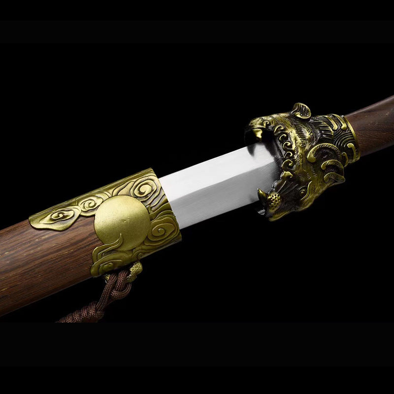 Xiuchundao Qingwa Dao Integrated Manganese Steel Short Sword Outdoor Self-Defense Knife Weapon - Image 3