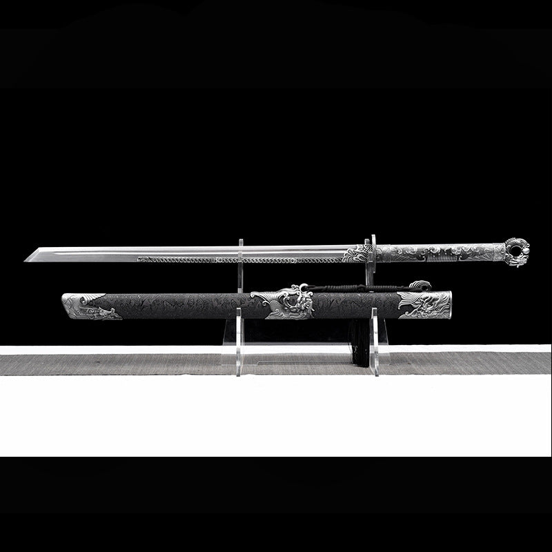 Panlong Tang Horizontal Sword - Embroidered Spring Knife Decoration - Image 3