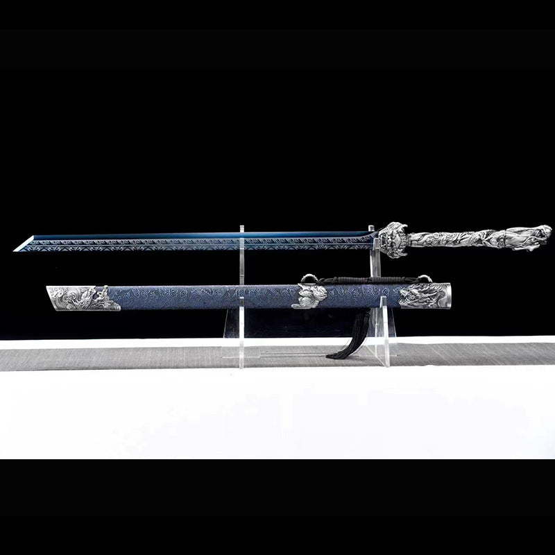 Tang Hengdao Sword - Manganese Steel, Embroidered - Image 2