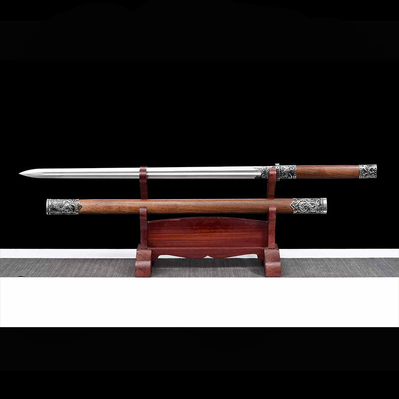 Plain Tianyi Sword, Tang Horizontal Sword, High Manganese Steel Embroidered Spring Sword - Image 3