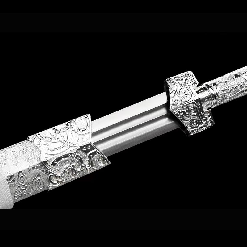 Longquan Eight-Sided Han Sword High Manganese Steel Ice Soul Sword - Image 3