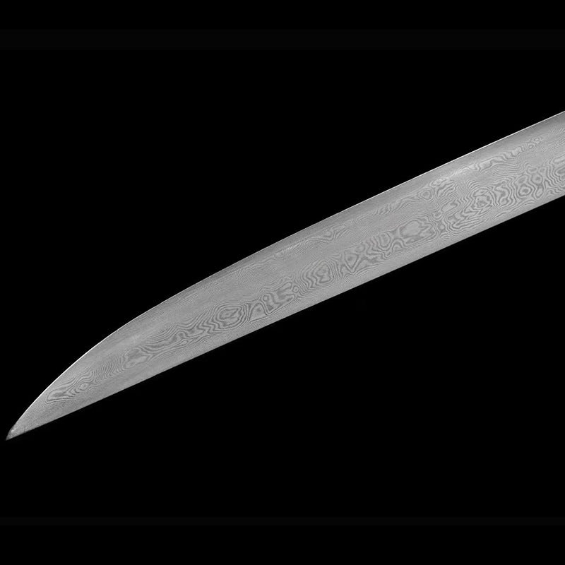 Pattern Steel "Ding Xiu Miao" Two-Handed Sword - Image 3