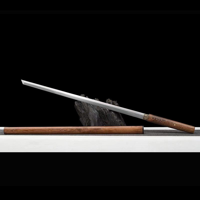 Tang Hengdao Plain Sword: Pattern Steel Self-Defense Weapon