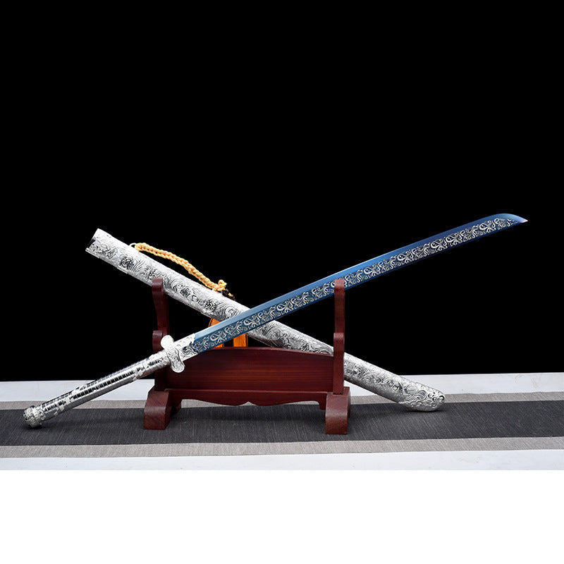 Longquan City Tomb Raider Black Gold Ancient Sword Cosplay Weapon - Image 4