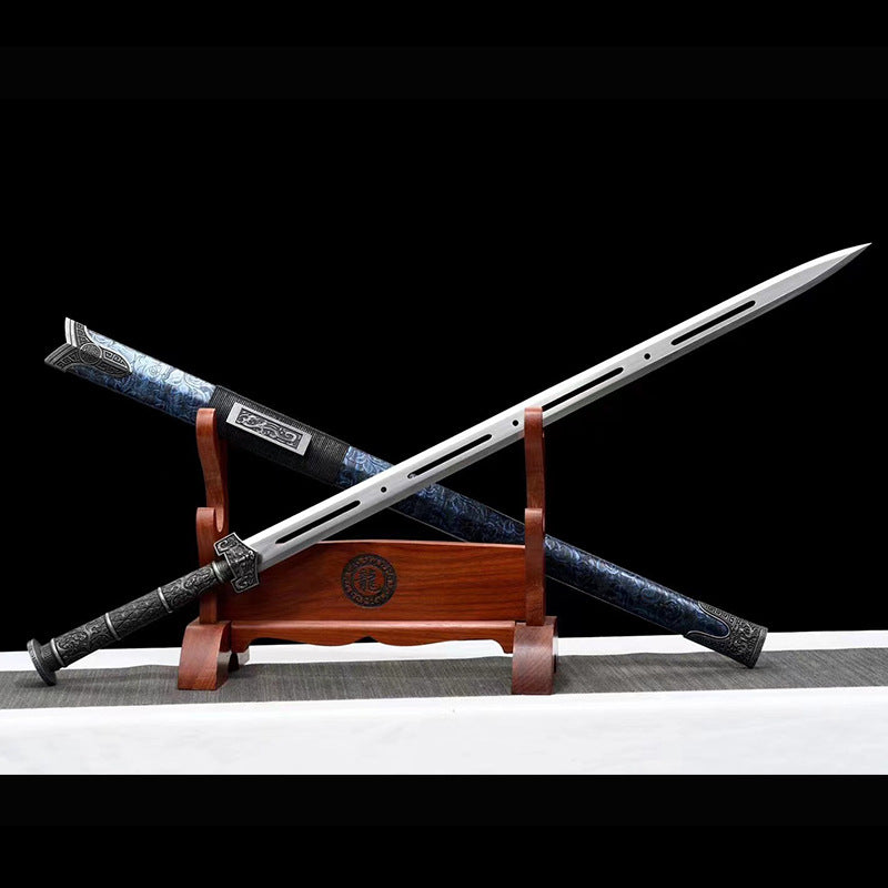 Longquan City Eight-Sided Han Sword - Stainless Steel One-Piece Weapon - Image 6