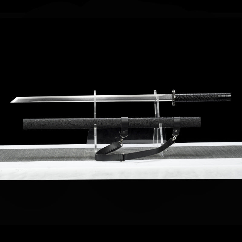 Tang Hengdao Pattern Steel Hand-Forged Sword - Image 3