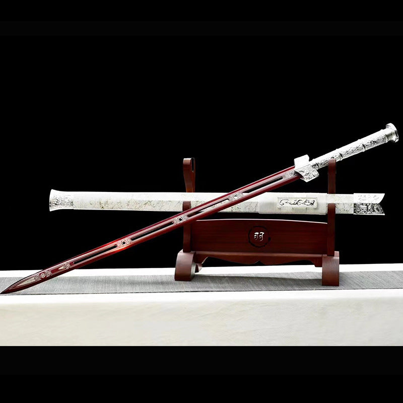 Ice Soul Eight-Sided Han Sword - Manganese Steel Self-Defense Hard Sword - Image 6