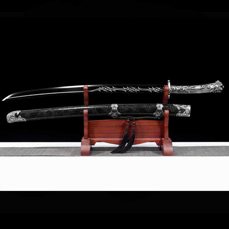Xiuchundao Sword - Longquan Manganese Steel, Home Decoration - Image 2