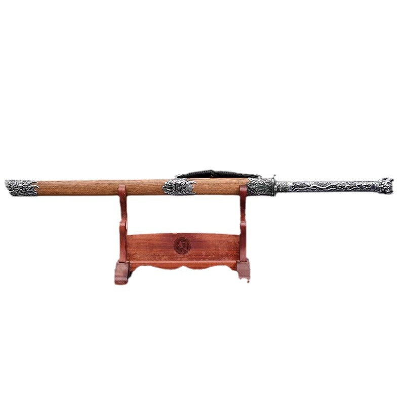 Tang Hengdao: Embroidered Spring Long Sword, High Manganese Steel - Image 5