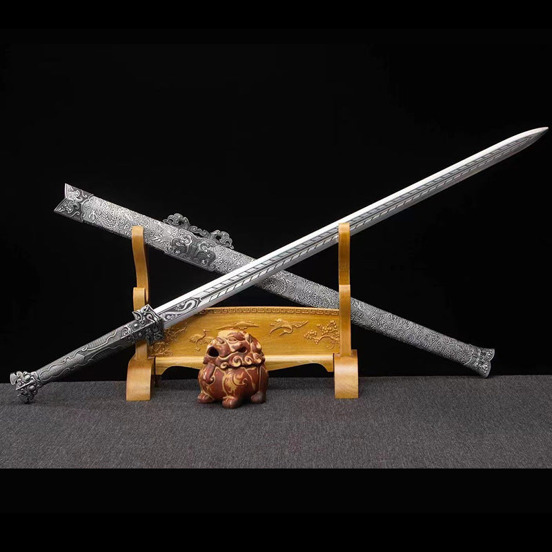 Han Sword: Hand-Forged Ice Soul Long Sword, Outdoor Hard Sword - Image 6