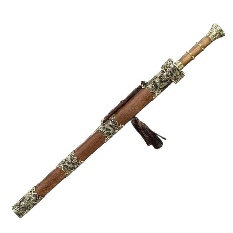 Longquan City Sword Kirin War Sword Pure Copper Yue Wang Sword Manganese Steel Han Sword - Image 5