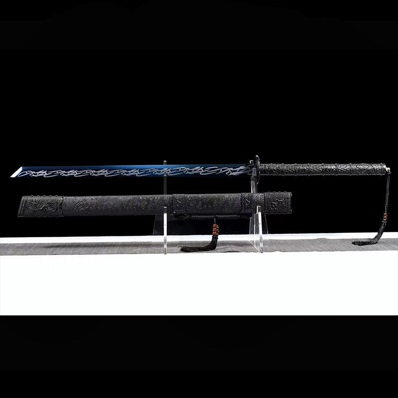 Kangxi War Sword High Manganese Steel One-Piece Sword - Image 3