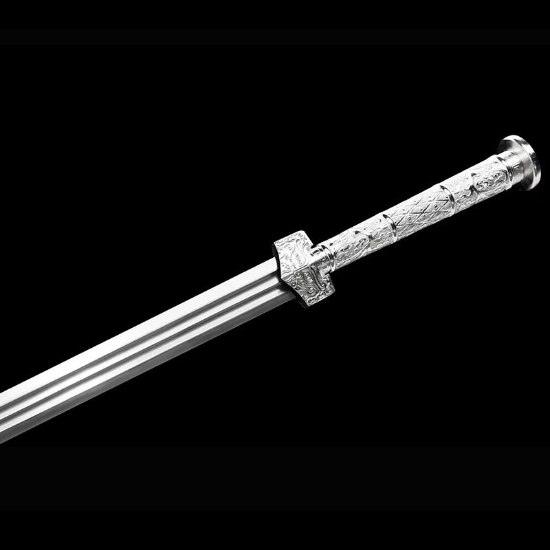 Longquan Eight-Sided Han Sword High Manganese Steel Ice Soul Sword - Image 2