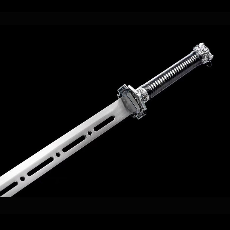 Tang Hengdao Manganese Steel One-Piece Sword - Ancient Embroidered Knife - Image 2