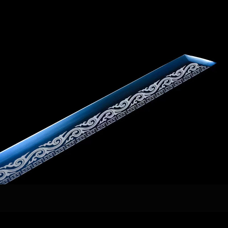 Tang Hengdao Longquan City Sword - One-Piece Forged Embroidered Spring Knife - Image 3