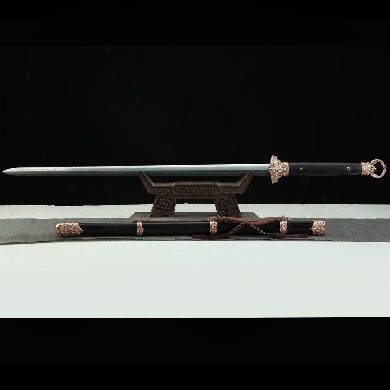 Tang Hengdao Red Copper Sword - Black Sandalwood Ornament Weapon - Image 3