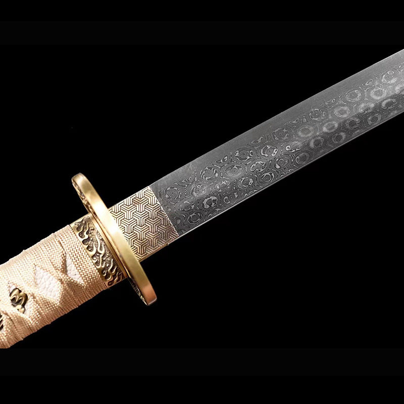 Pattern Steel Japanese Command Knife - Image 4