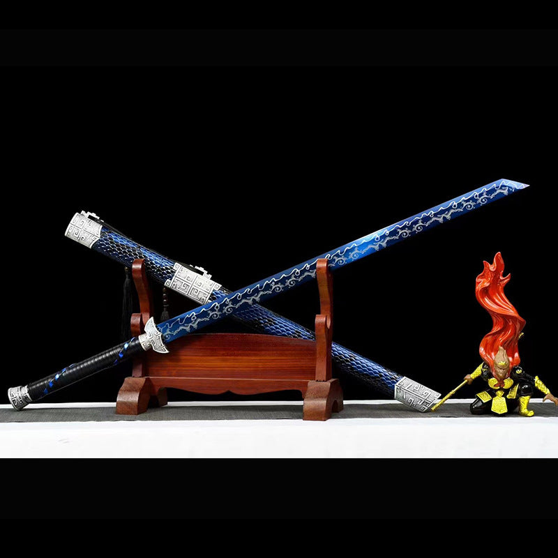 Tang Hengdao Sword, Roasted Blue Manganese Steel - Image 6