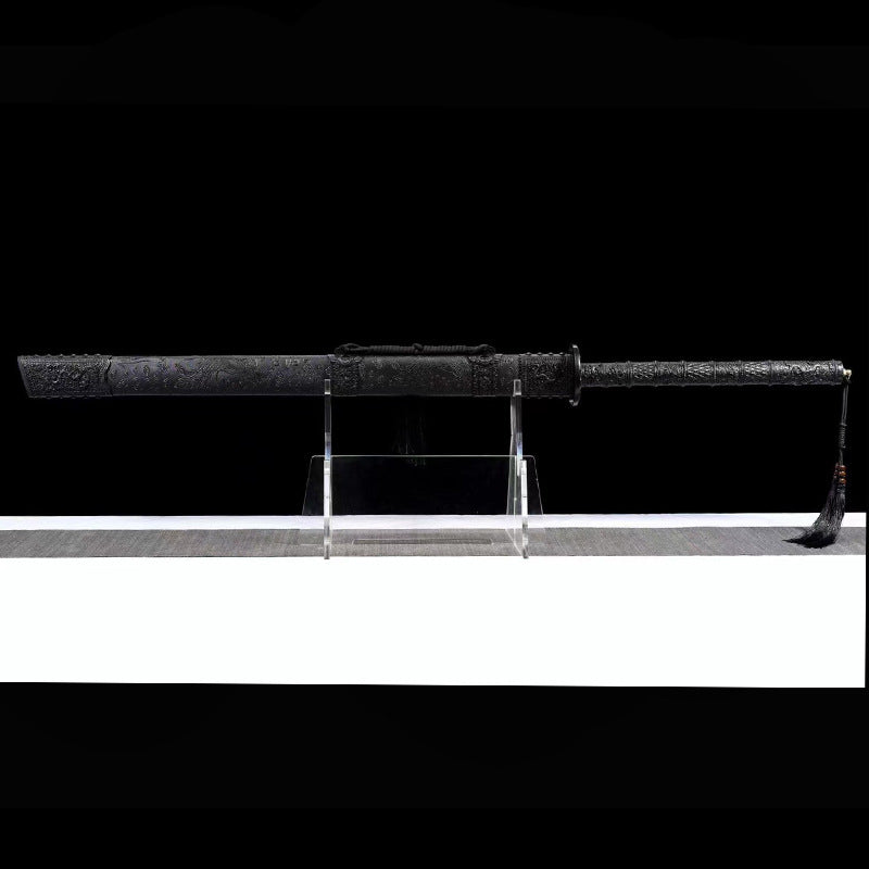 Kangxi War Sword High Manganese Steel One-Piece Sword - Image 4