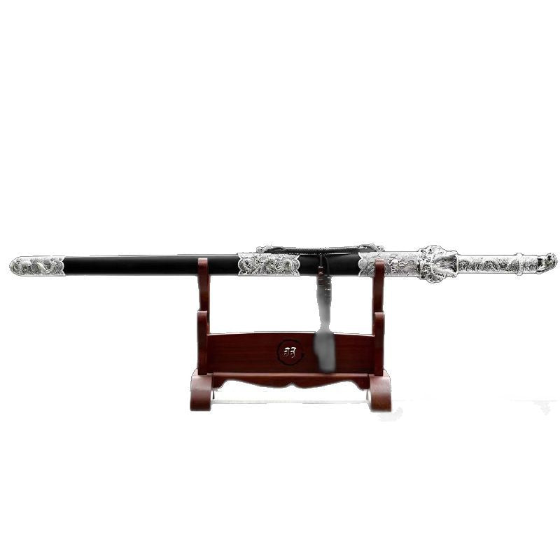 Longquan Dragon King Sword - High Manganese Steel, Eight-Sided Han Sword, Cold Weapon - Image 5