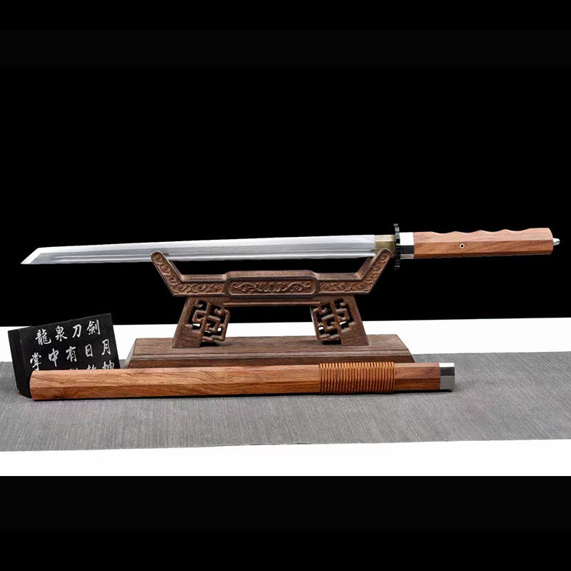 Tang Hengdao Longquan Sword, Embroidered Spring Sword, Cold Weapon for Self-Defense - Image 4