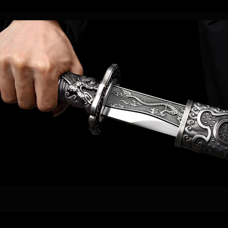 Xiuchundao Manganese Steel Sword: Tang Hengdao, Ornaments Collection, Outdoor Knife - Image 2