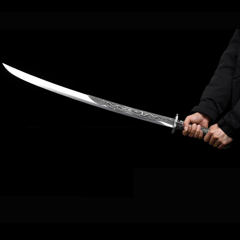 Xiuchundao Manganese Steel Sword: Tang Hengdao, Ornaments Collection, Outdoor Knife - Image 4