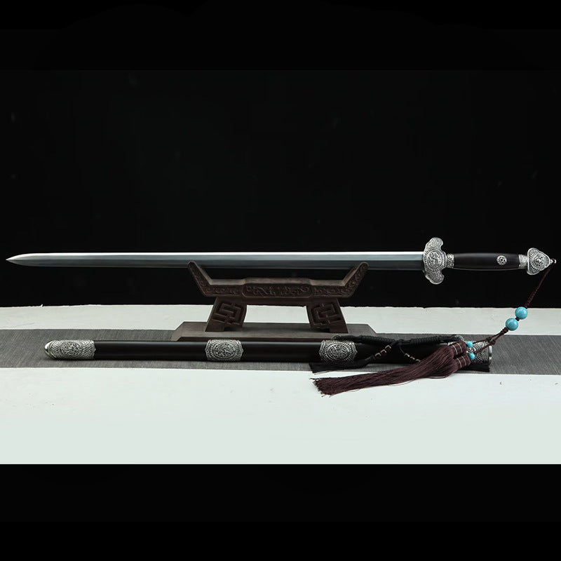 Forged Patterned Steel Taiyi Sword - Image 2