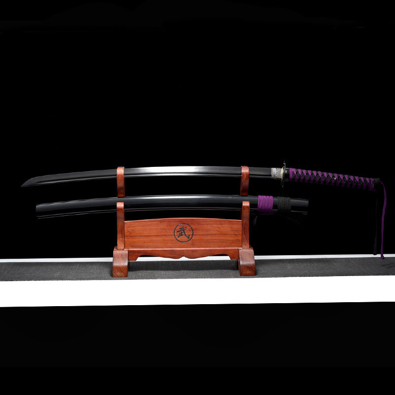 High Manganese Steel One-Piece Forged Japanese Command Sword by - Image 3