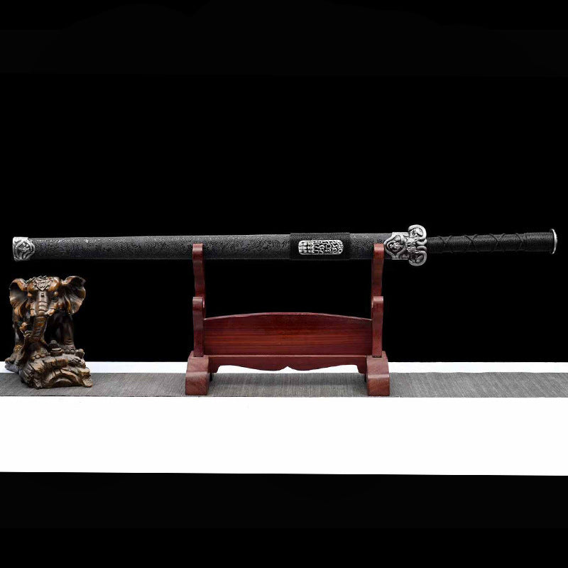 Hand-Forged High Manganese Steel Tang Hengdao Long Sword - Cold Weapon Collection Gift - Image 4