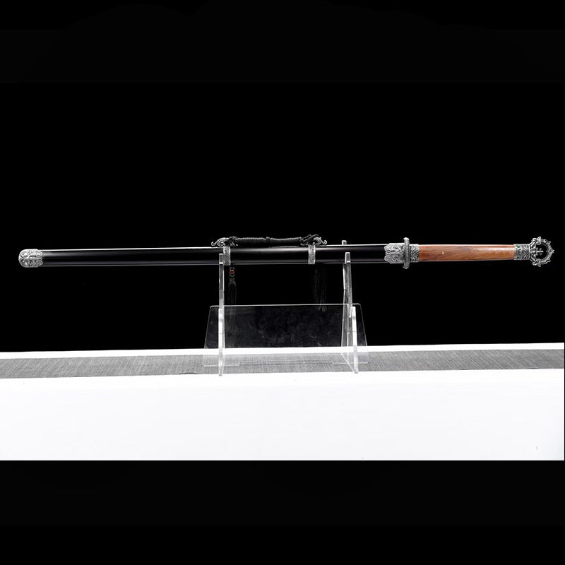 Han, Qin, Tang Swords - Manganese Steel, Spring Sword, Display Weapon, - Image 4