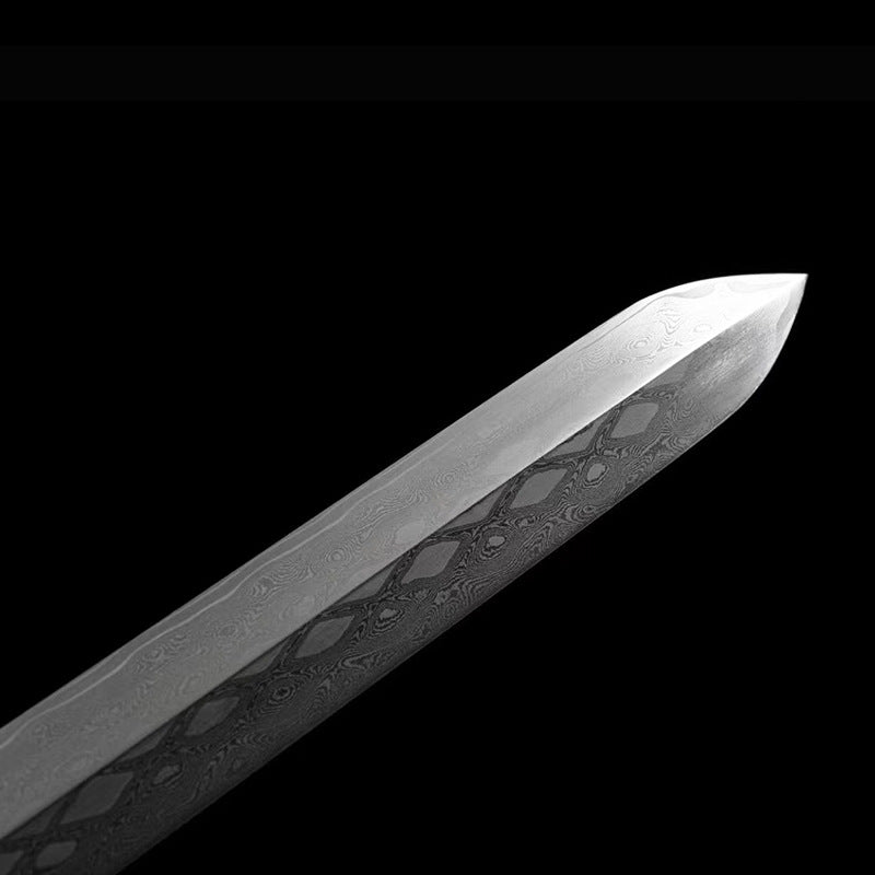 Longquan City Sword Self-Refined Steel Yunlong Sword Copper Handle Handmade Han Sword Qing Sword Tang Sword Town House Sword Collection - Image 4