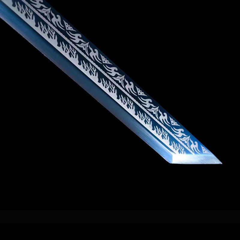 Tang Hengdao Sword - Manganese Steel, Embroidered - Image 4