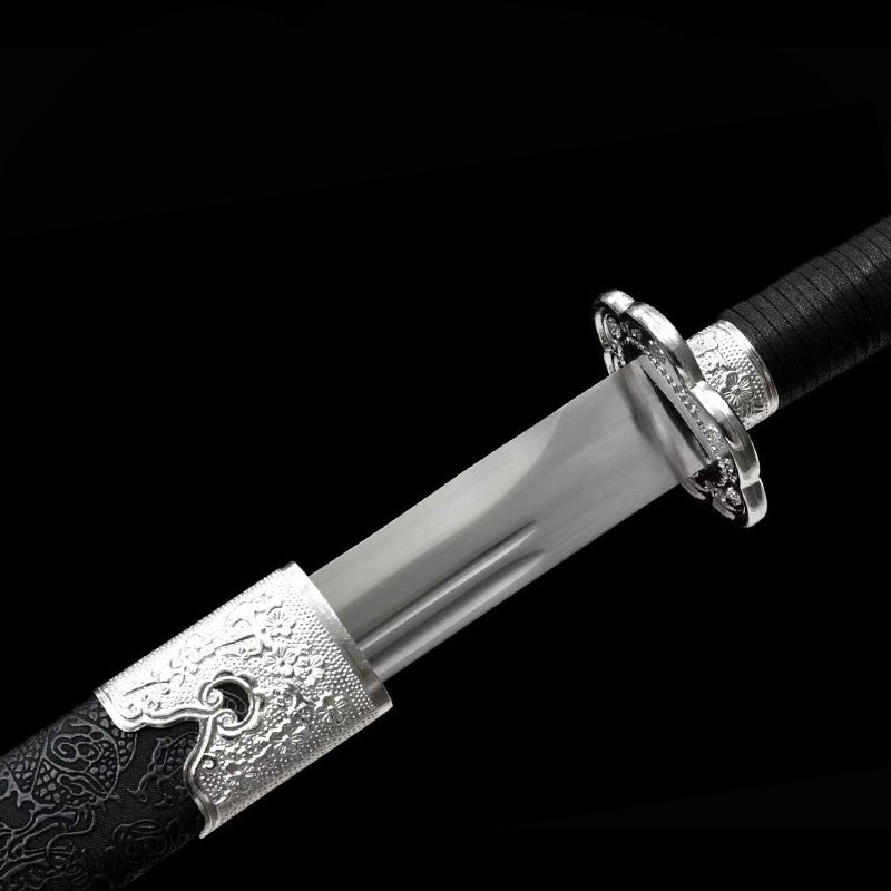 Shicheng Black Dragon Sword - Embroidered Spring, High Manganese Steel - Image 2