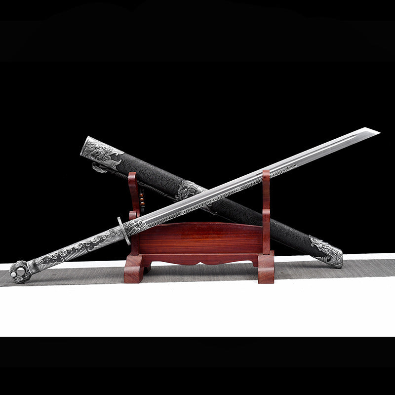 Panlong Tang Horizontal Sword - Embroidered Spring Knife Decoration