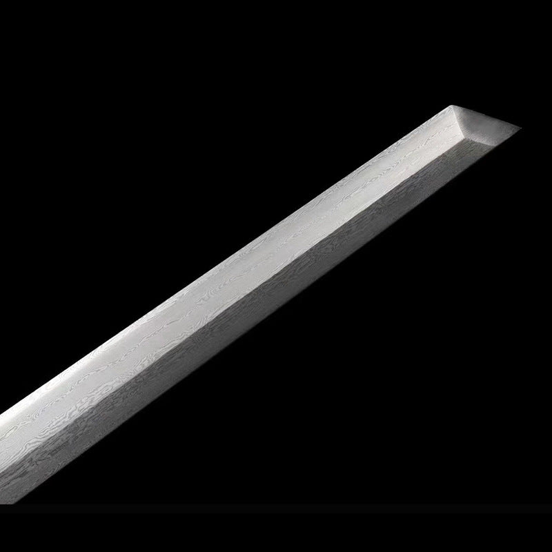 Tang Hengdao Plain Sword: Pattern Steel Self-Defense Weapon - Image 3