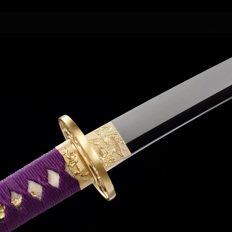 Japanese Hand-Forged Steel Sword - Long Sword Collection Weapon - Image 2