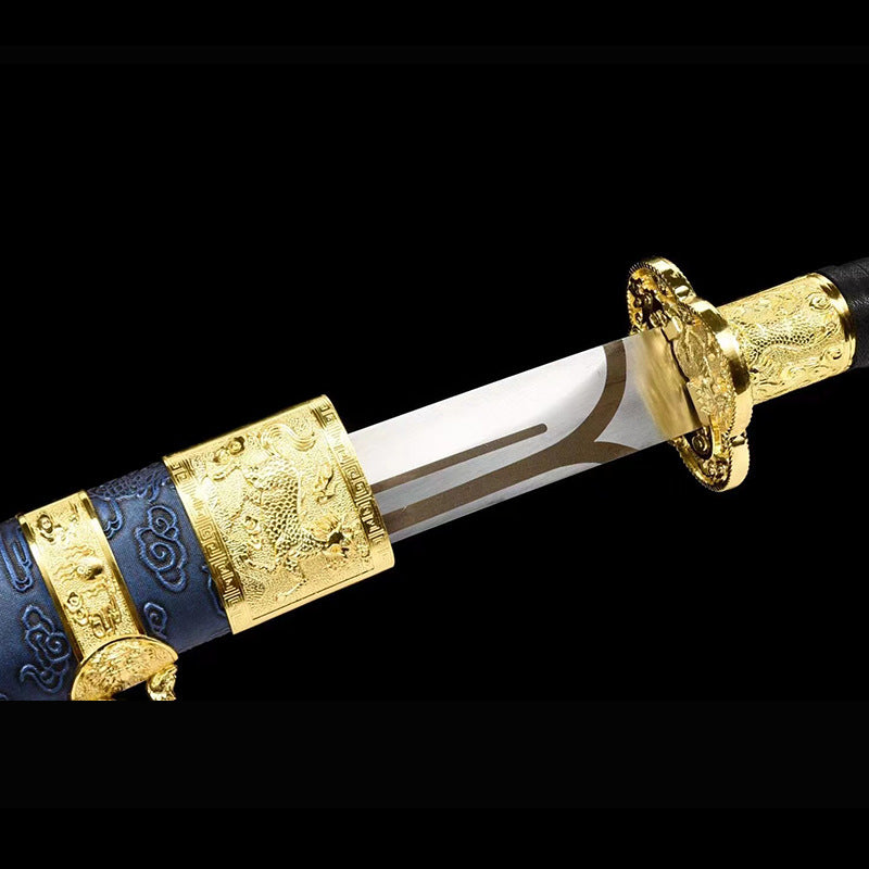 Kangxi War Knife - Ox Tail, Longquan, Outdoor Self-Defense Weapon, - Image 3