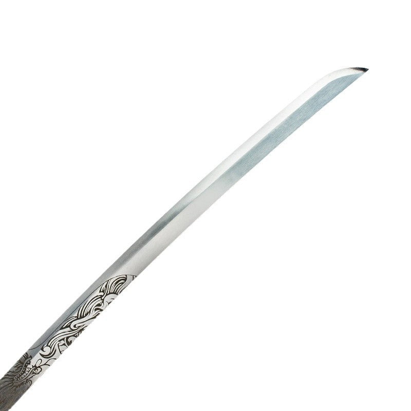 Tang Hengdao Embroidered Spring Knife - High-Energy Manganese Steel Sword - Image 5