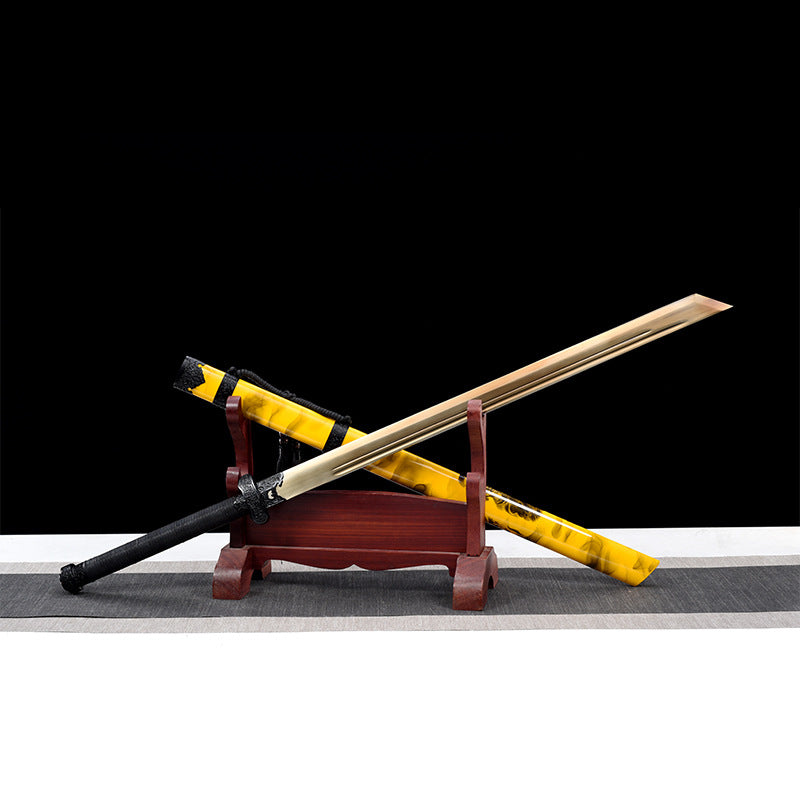 Longquan City Tomb Raider Black Gold Ancient Sword Cosplay Weapon - Image 7