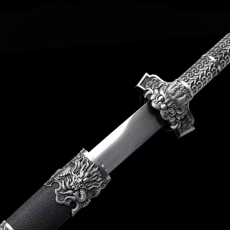 Tang Dynasty General's Sword - Hand-Forged Embroidered Spring Weapon - Image 2