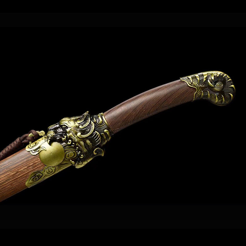 Xiuchundao Qingwa Dao Integrated Manganese Steel Short Sword Outdoor Self-Defense Knife Weapon - Image 2