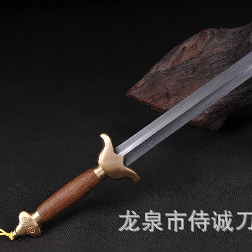 Pattern Steel Tai Chi Sword, All-Copper, Soft Sword - Image 2