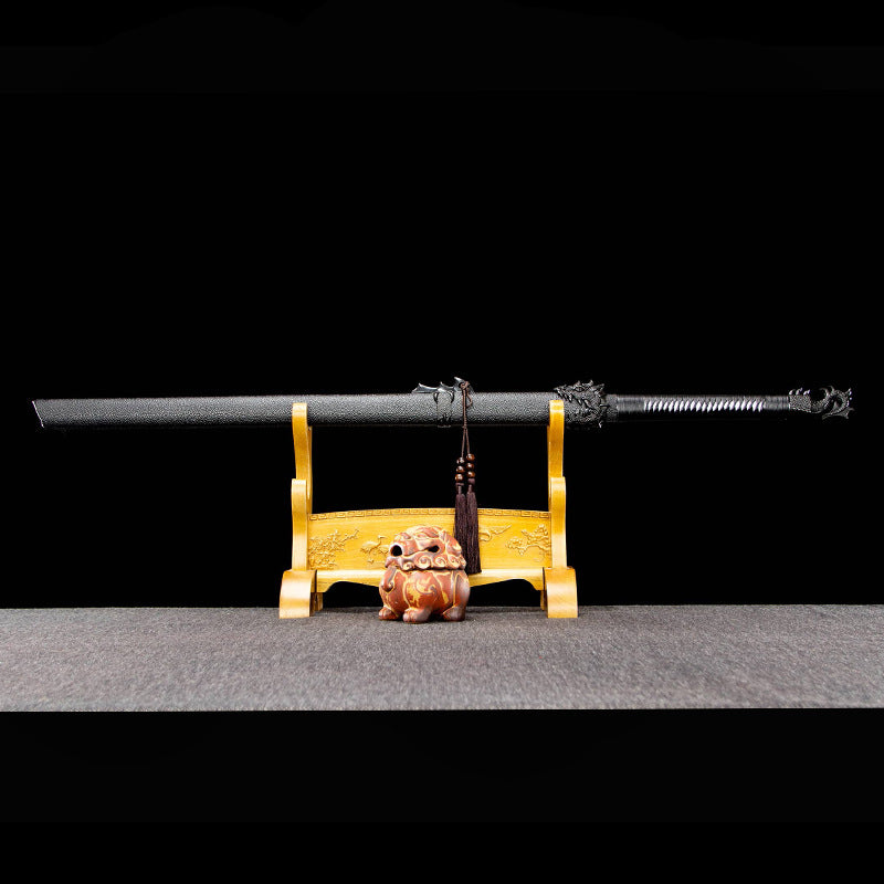 Dragon Roar War Sword - High-Performance Outdoor Straight Blade - Image 3