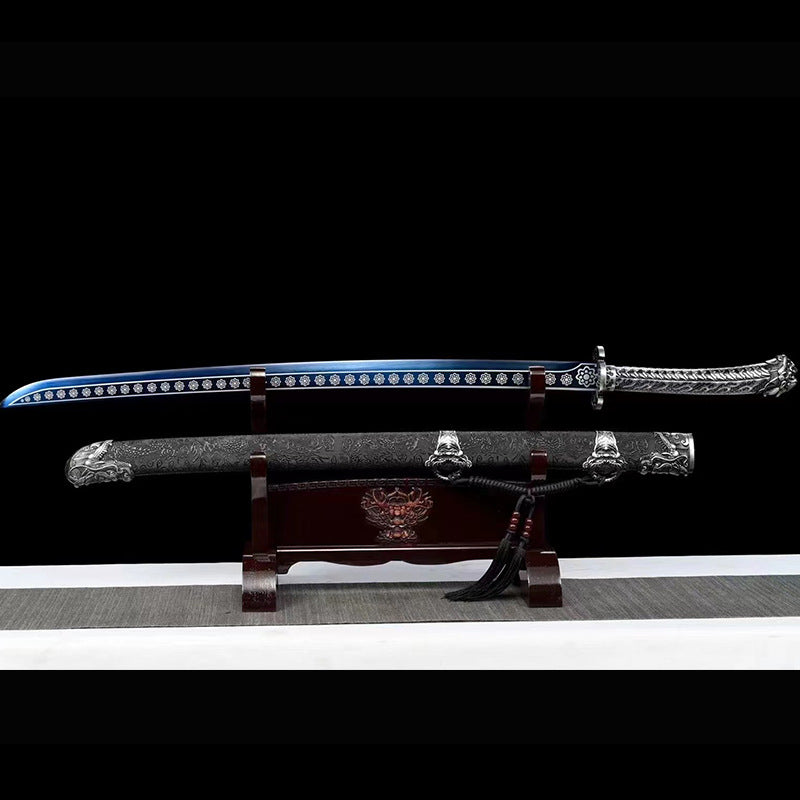 Longquan City Embroidered Spring Sword - Tang Hengdao Integrated Sword, Self-Defense Weapon - Image 2