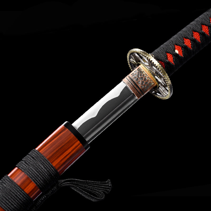Samurai Command Sword with Lacquer Wood Sheath - Image 2