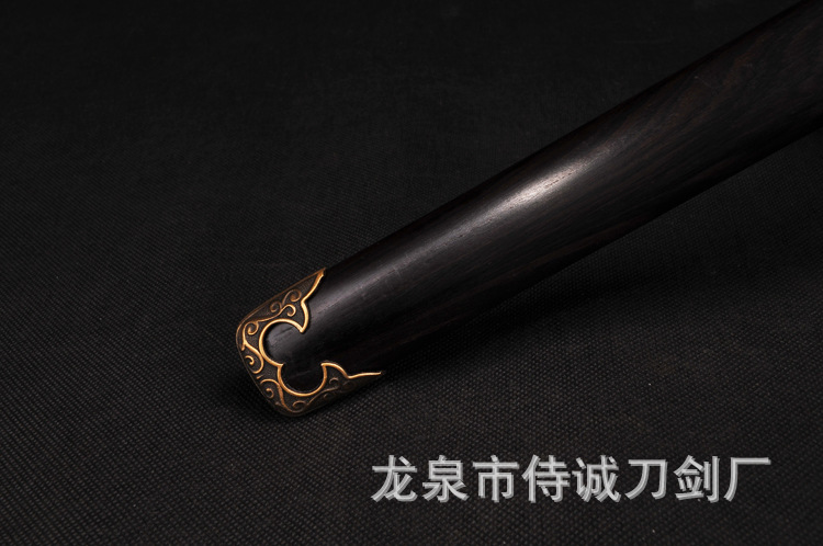 Chinese Sword, Pattern Steel Blade, Fish Skin Tang, Han Sword – further detail